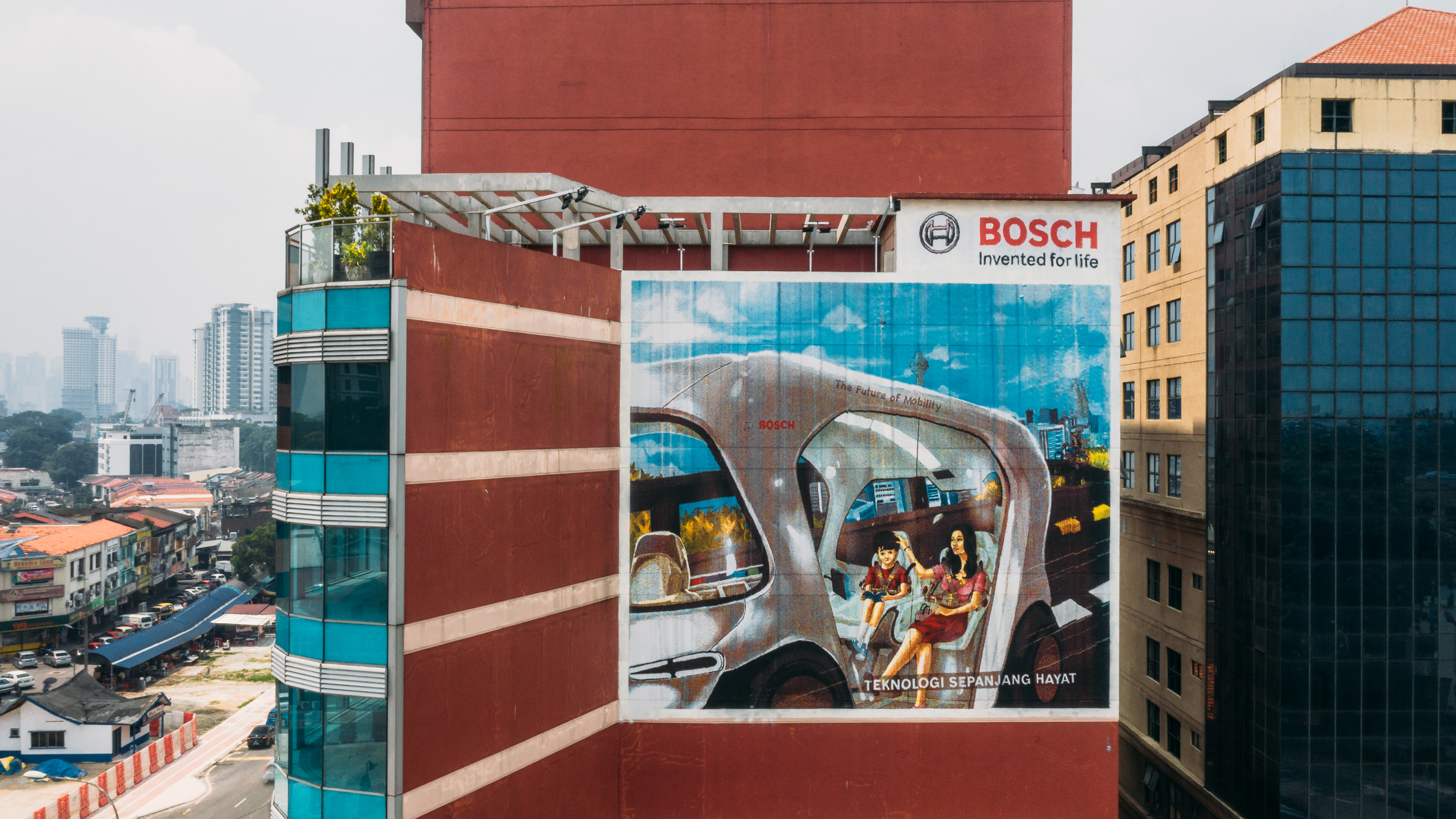 Creating Malaysia S First Robotic Wall Mural Bosch In Malaysia